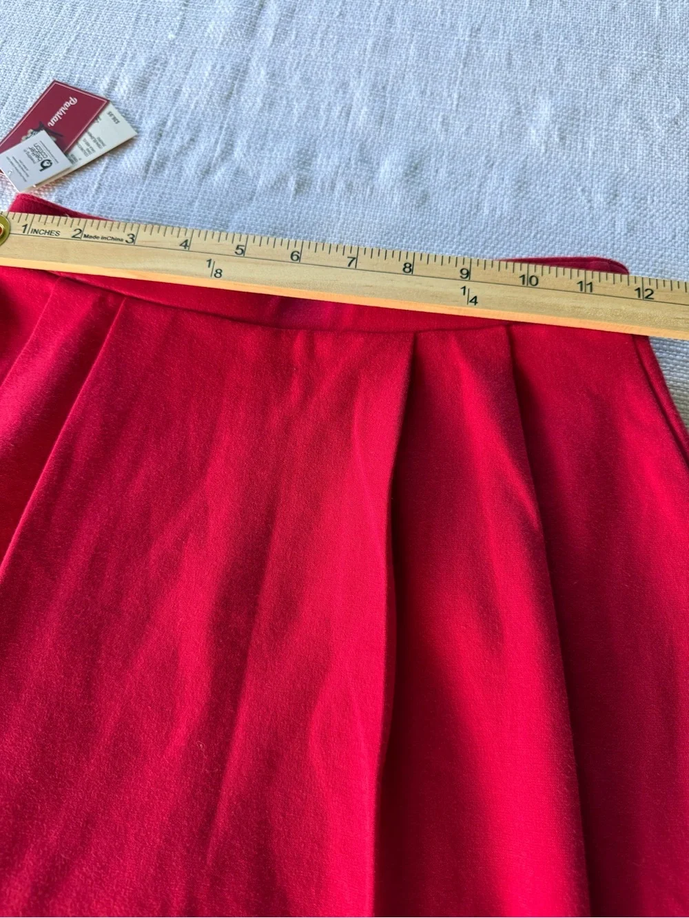 NWT Gymboree Red & Navy Pleated Skort Girls Size 12 Holiday Preppy